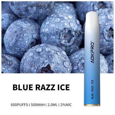 再充電可能な2ml E液体TPD Vape 500mah Vapeペン600のパフ非