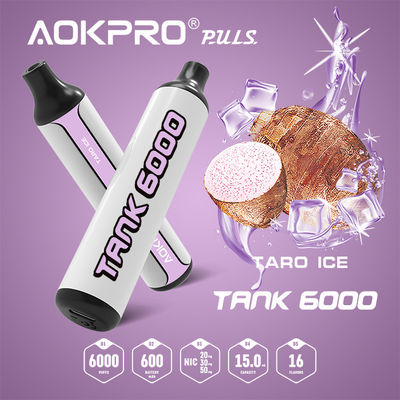 前もって満たされた600mAh 15MLはポッドのVape装置タロイモの氷Ejuiceを事前に入力した