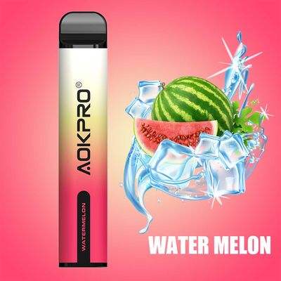 7mlはEjuiceのスイカ5のニコチンの2500の衝突の使い捨て可能なVapeのペンを事前に入力した