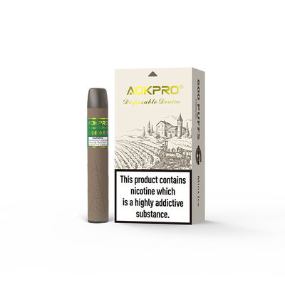 2mlはミントがVapeに600のパフ風味を付けた使い捨て可能な風味を付けられたEのタバコを事前に入力した