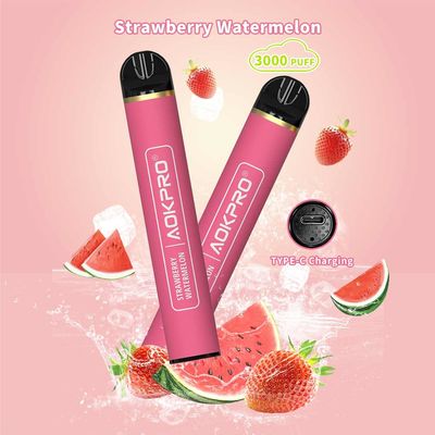 3000パフ8mlのいちごの氷のパフ棒ニコチン5% Vape
