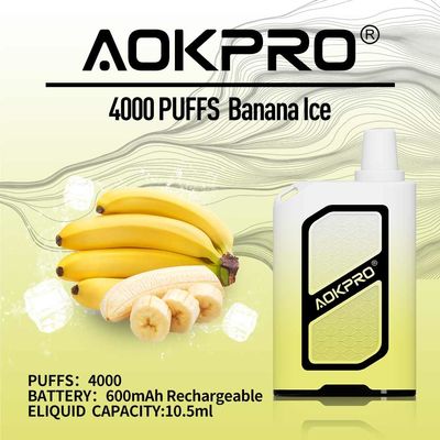 食品等級のPC 4000のパフのエルフ箱のVapesのニコチン0% 2% 3% 5%