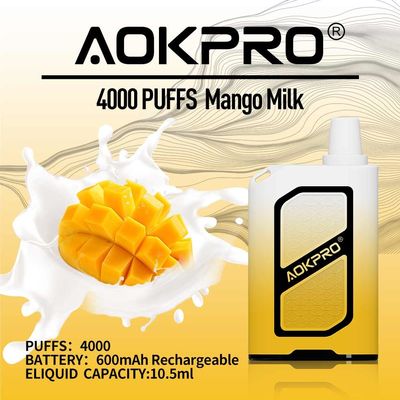 4000のパフのエルフ棒再充電可能なVapeのポッドUSBのタイプC充満