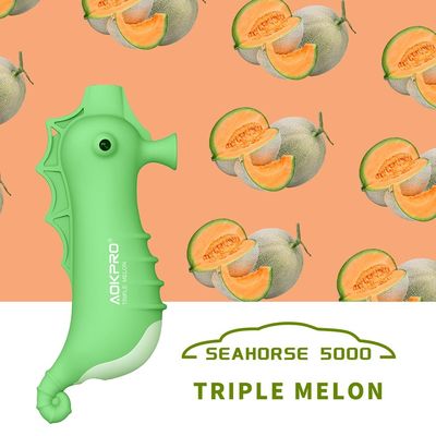 タツノオトシゴ5000のパフ棒5%ニコチンの塩12ml Ejuiceのエルフ棒味