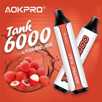 PCTGのステンレス鋼の6000のパフの使い捨て可能なVapeのペンのタイプC港の網のコイル