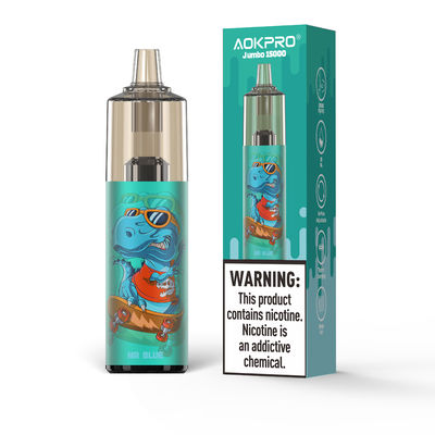 風味を付けられた使い捨て可能な20ml 15000は目に見えるタンク気流制御Vape吹く